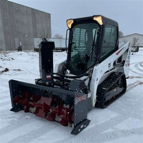 skid steer virnig snow blower|skid steer snow blower for sale.